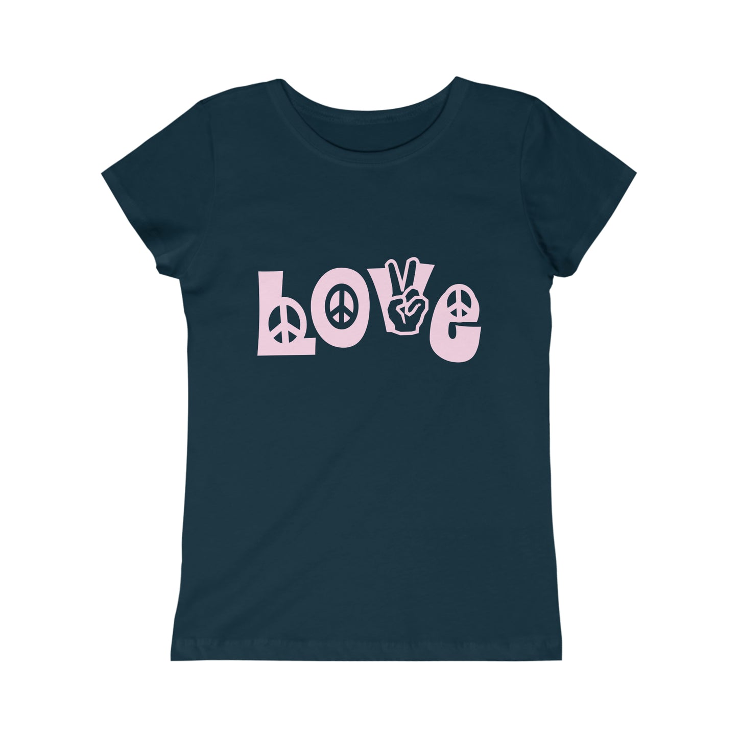 Girls Peace & Love Tee