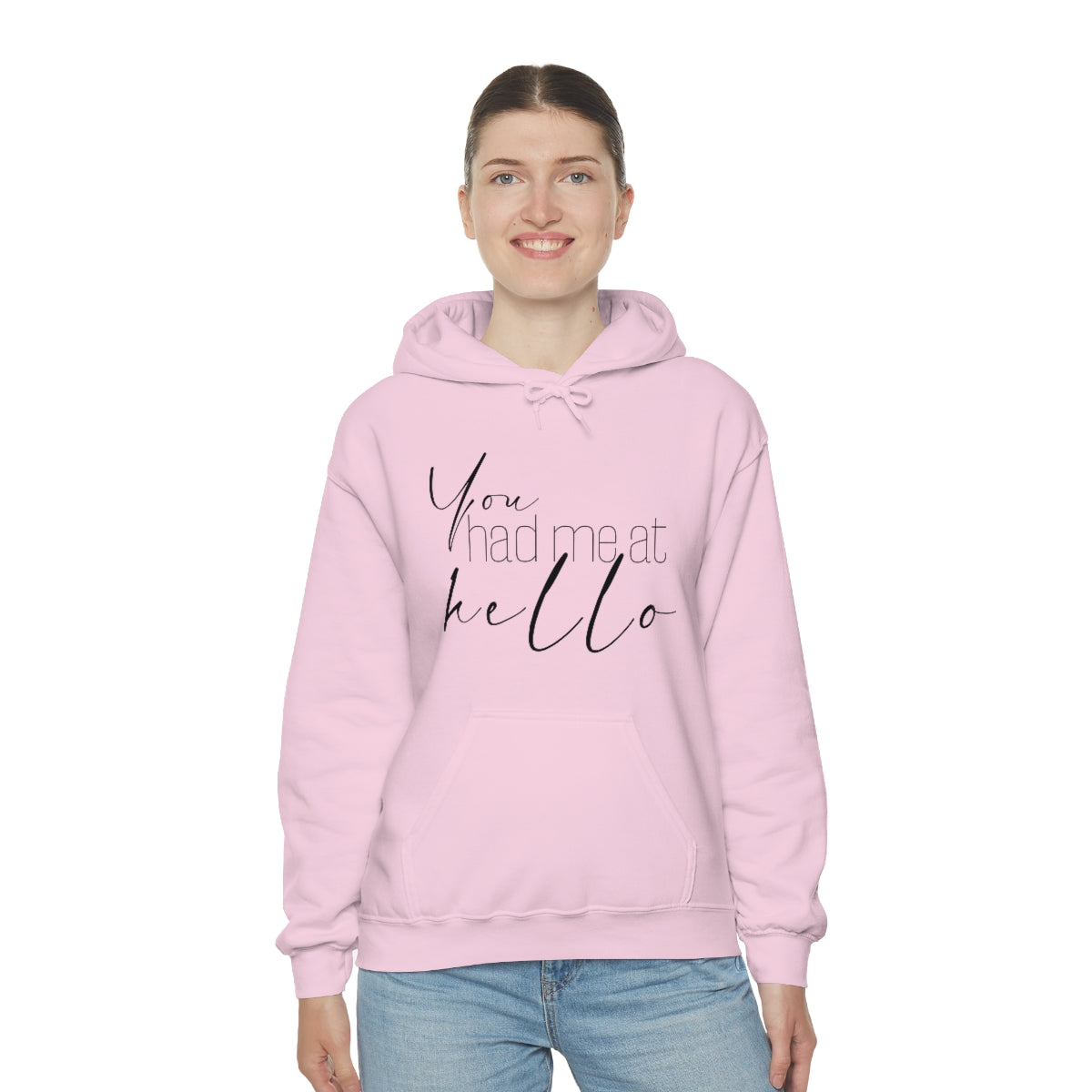 "You Had Me At Hello' Adult Unisex Hoodie