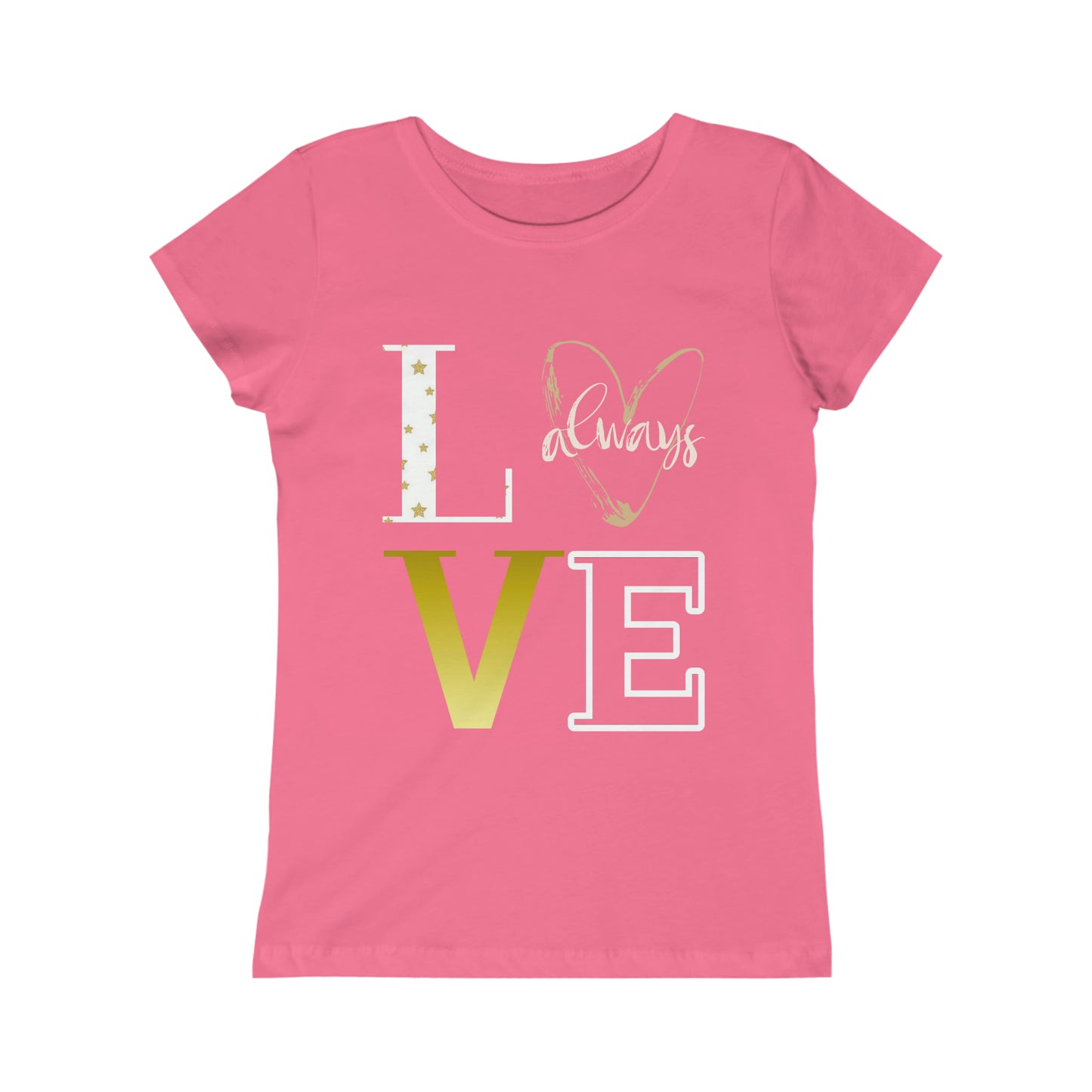 Girls Princess Love Always Tee