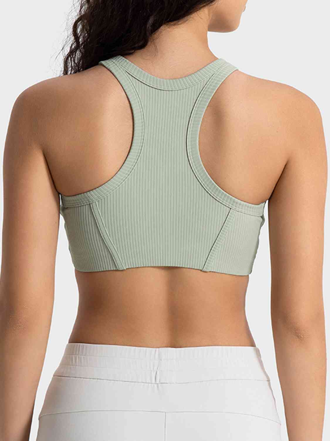 Wide Strap Cropped Sport Tank