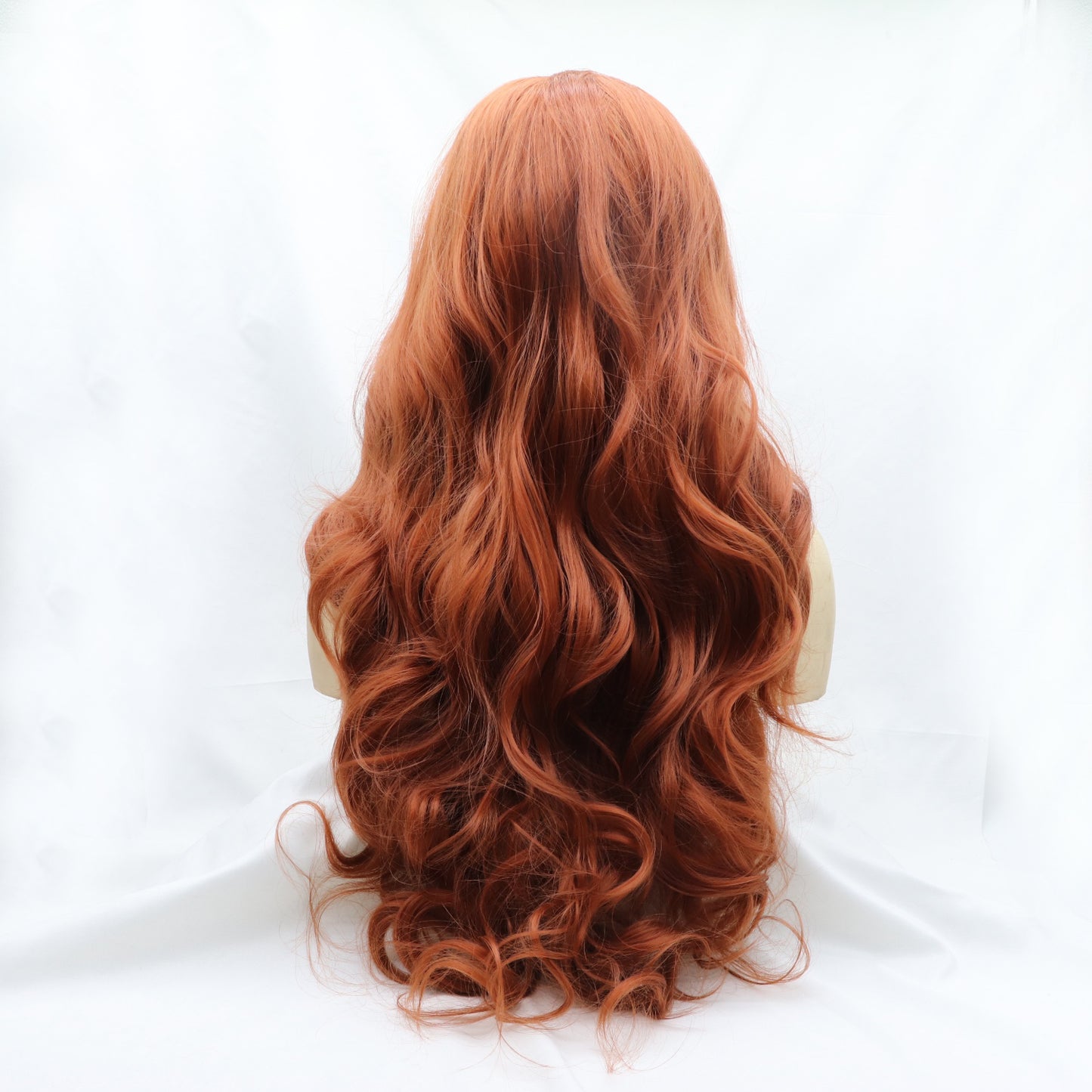 SHOMI 13*3" Lace Front Wigs Synthetic Long Wavy 24" 130% Density