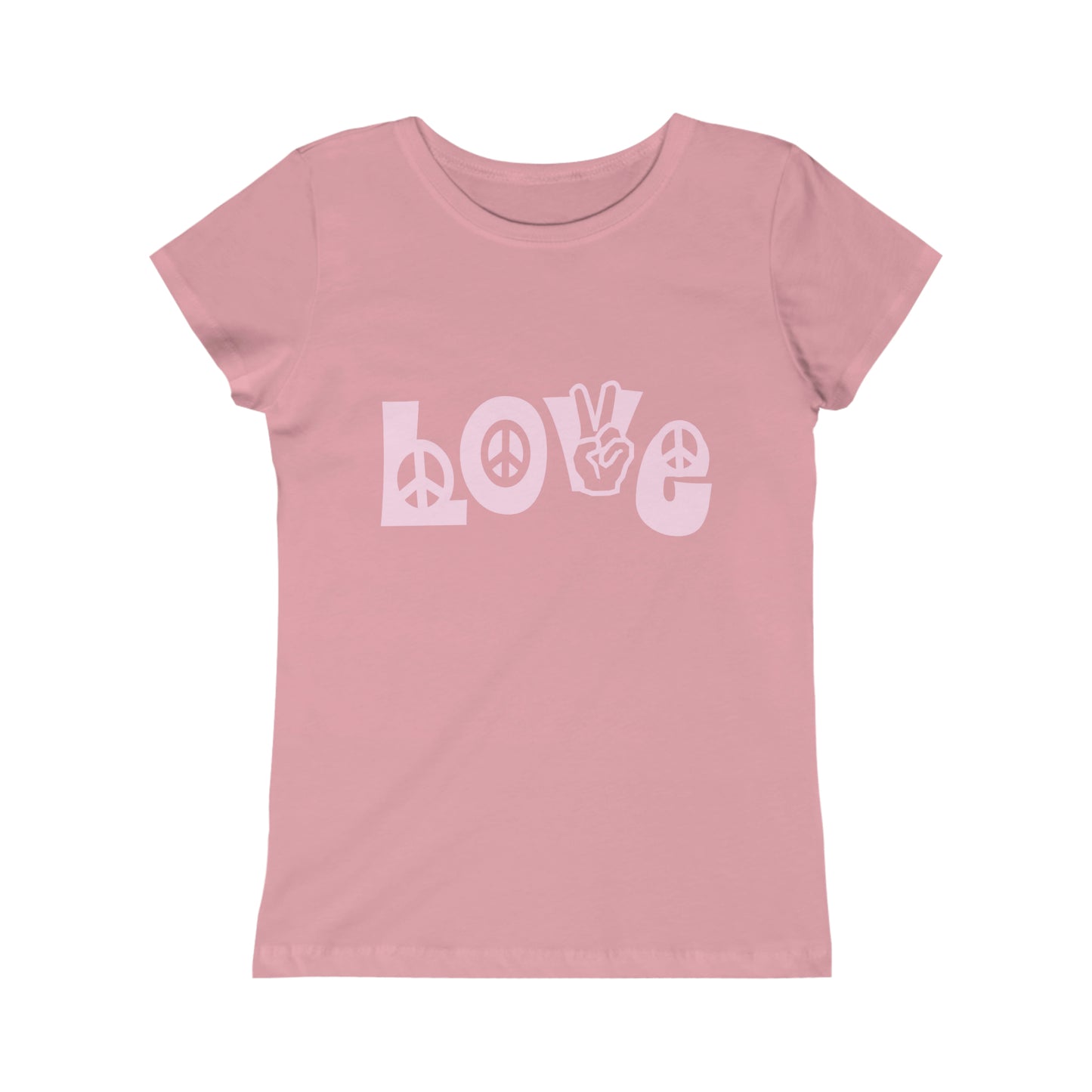 Girls Peace & Love Tee