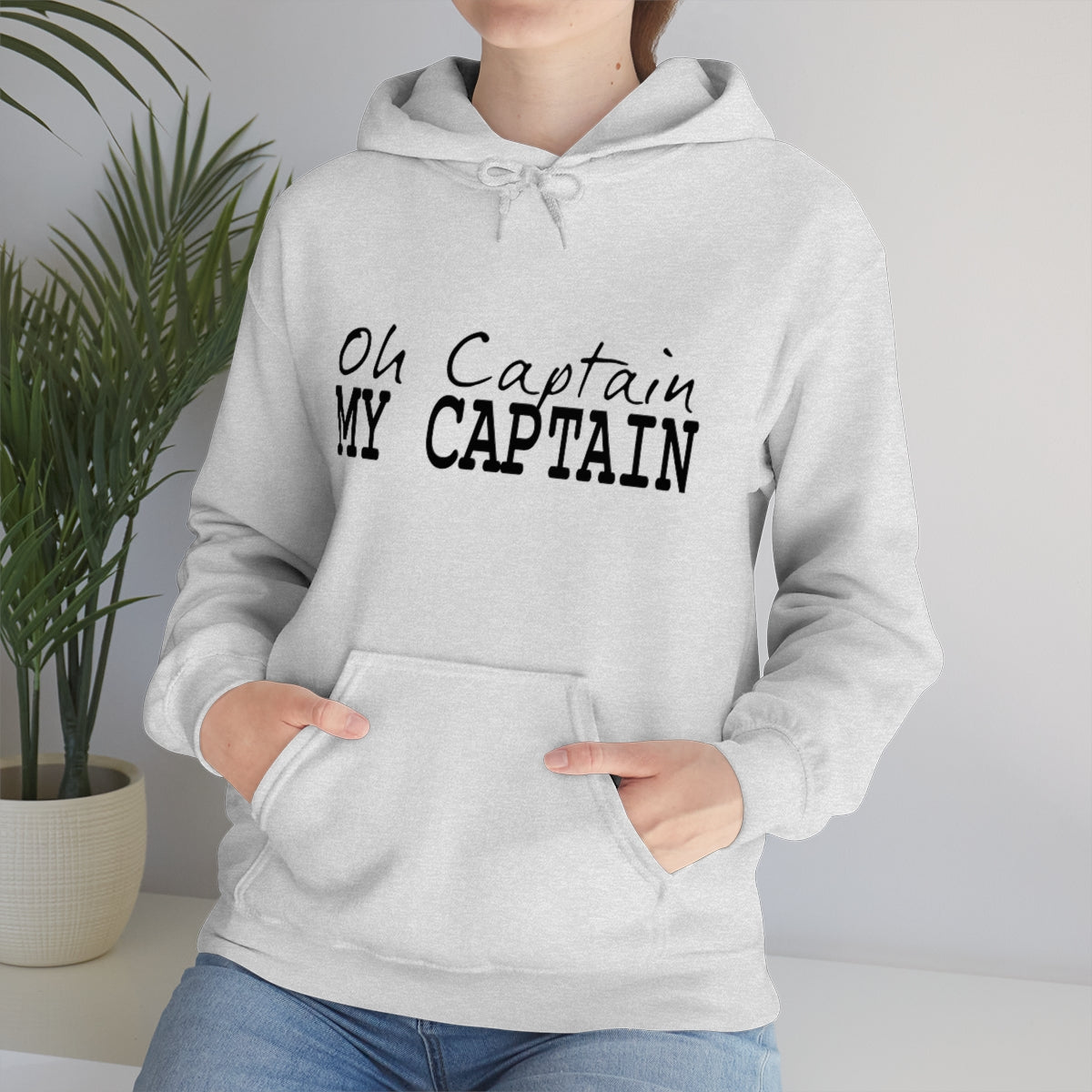 Oh Captain My Captain Adult Unisex Hoodie