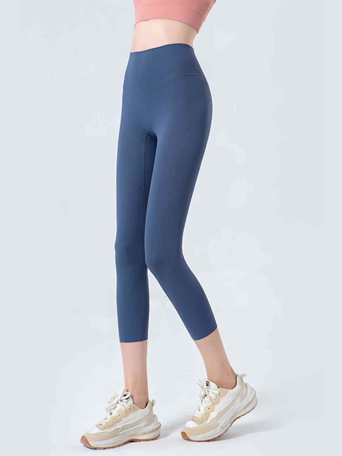 F.S. Lu Wide Waistband Cropped Sports Leggings