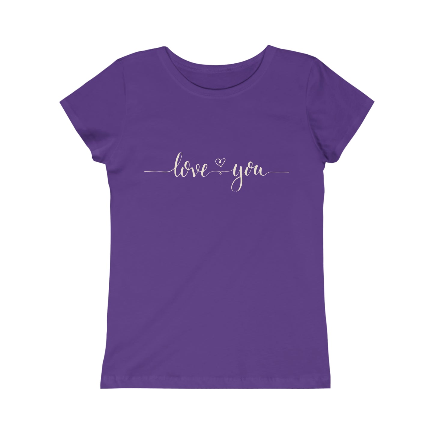 Girls Princess Love You Tee