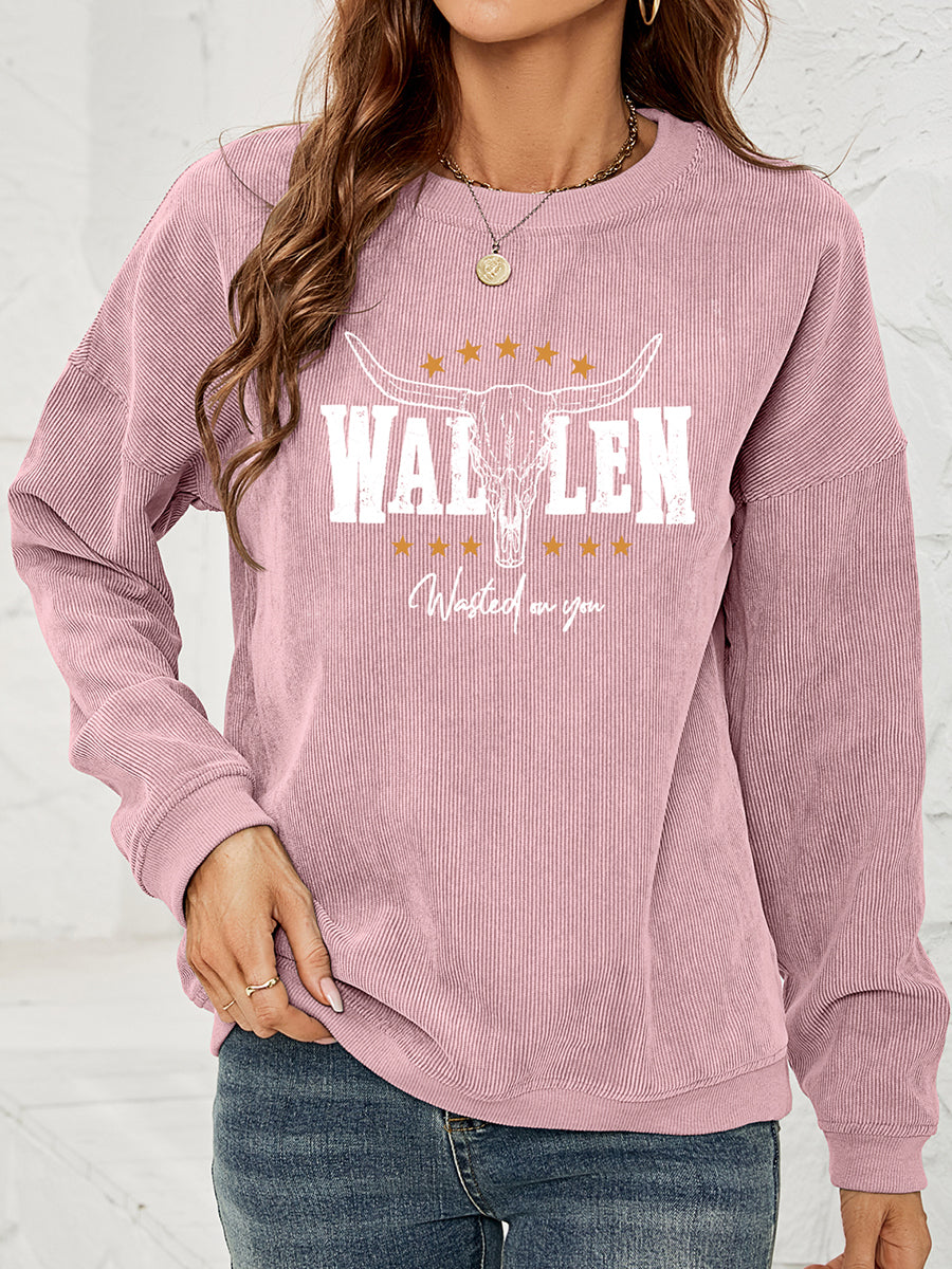 Wasted On You Graphic Sweatshirt