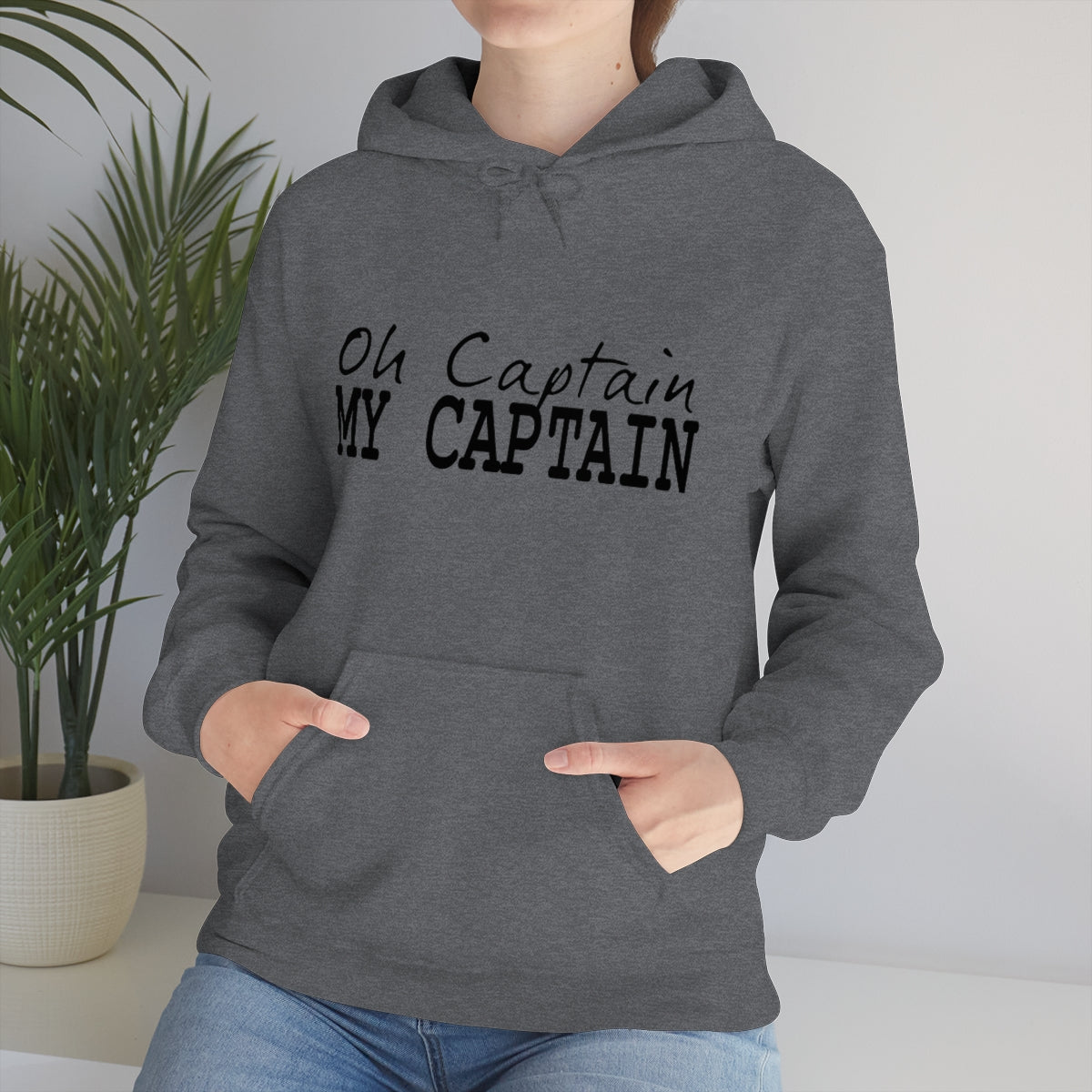 Oh Captain My Captain Adult Unisex Hoodie