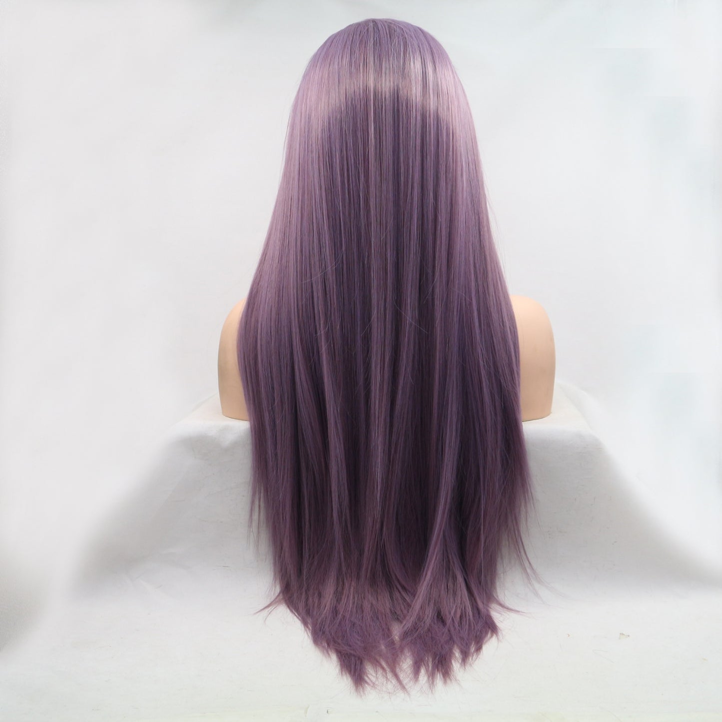 SHOMI 13*3" Lace Front Wigs Synthetic Long Straight 24" 130% Density