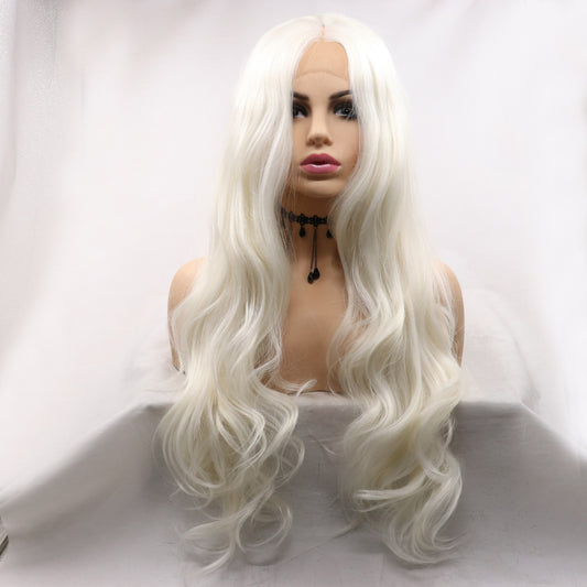 SHOMI 13*3" Lace Front Wigs Synthetic Long Wavy 24" 130% Density