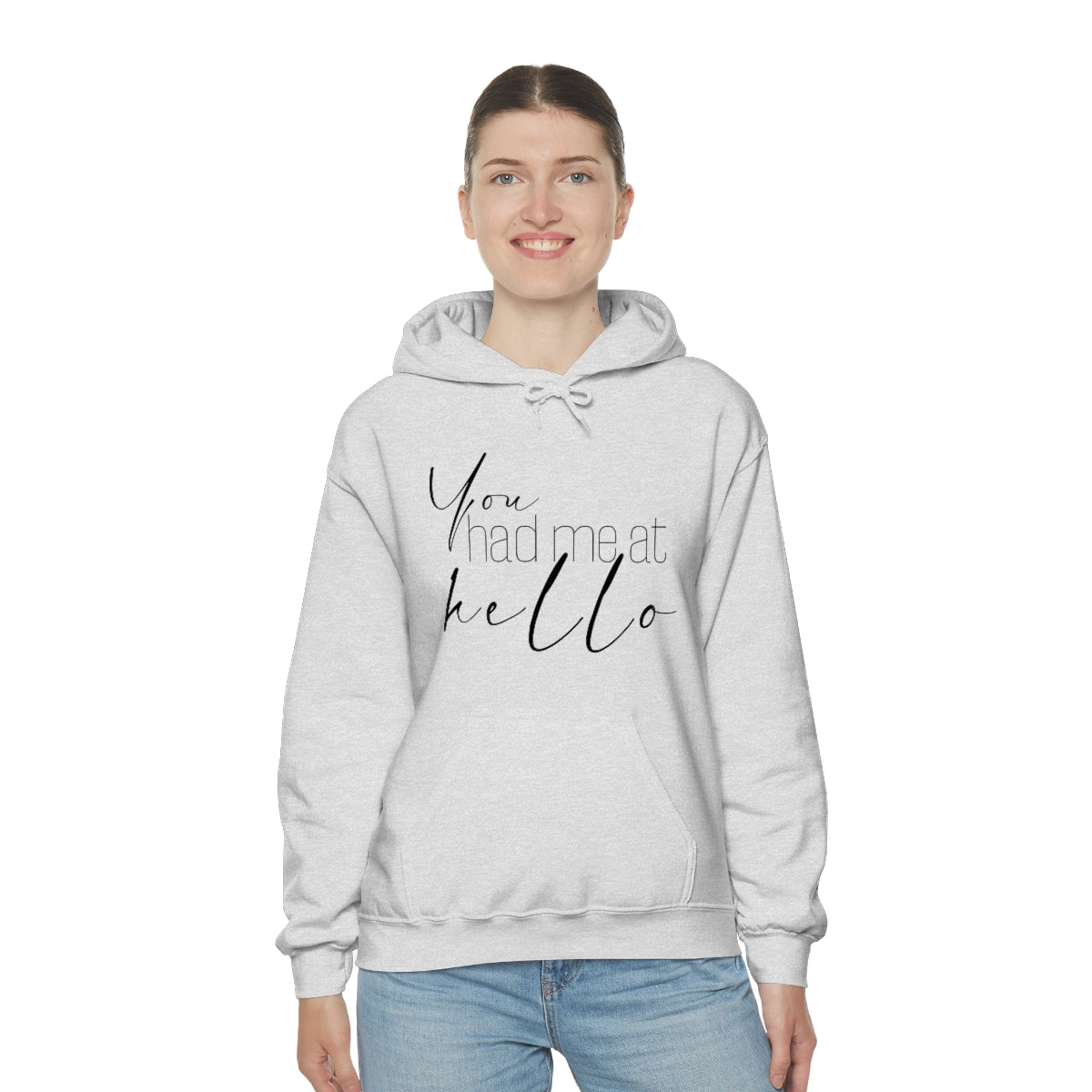 "You Had Me At Hello' Adult Unisex Hoodie