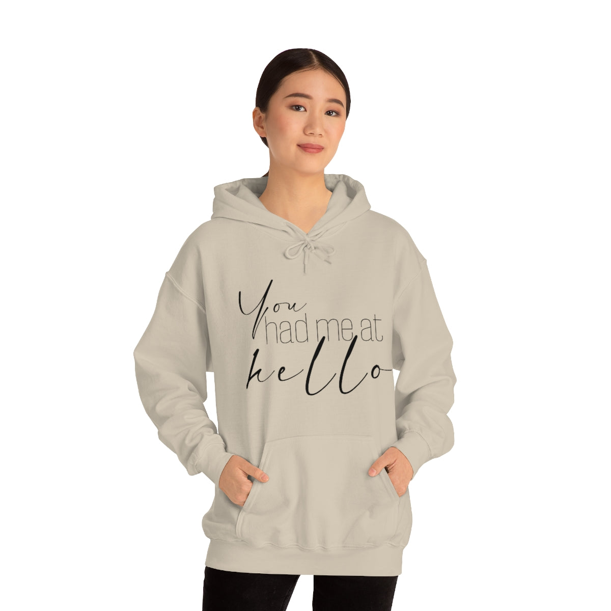 "You Had Me At Hello' Adult Unisex Hoodie