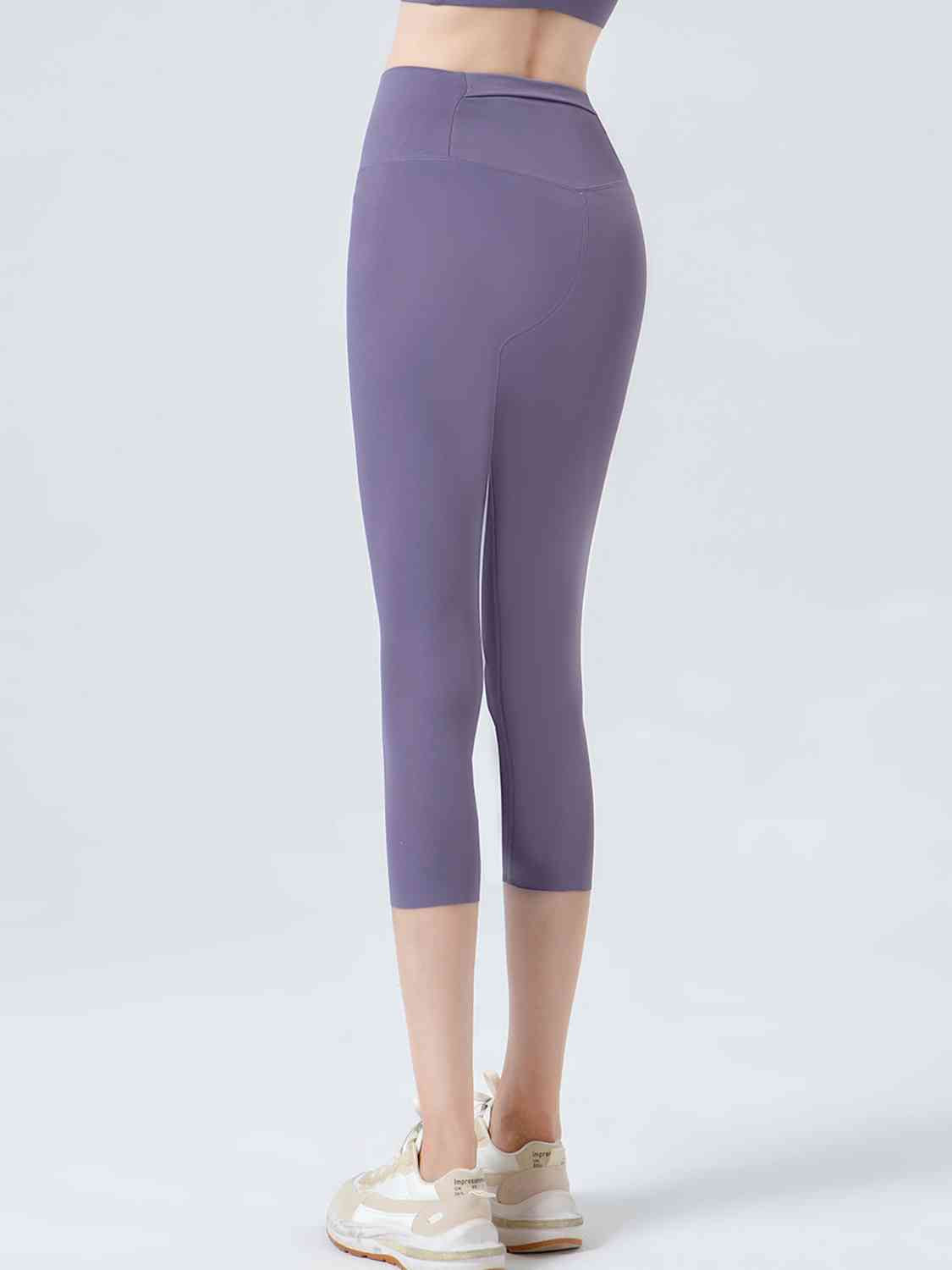 F.S. Lu Wide Waistband Cropped Sports Leggings