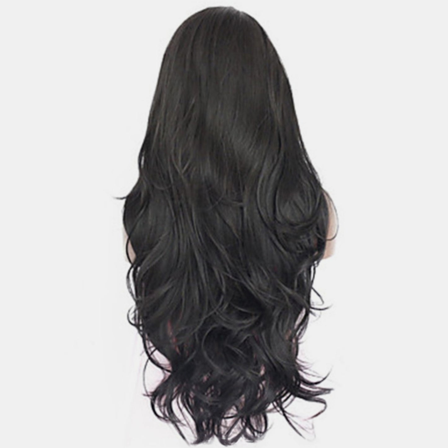 SHOMI 13*3" Lace Front Wigs Synthetic Long Wavy 24" 130% Density