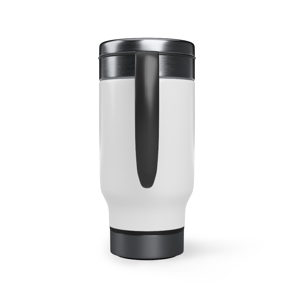 Bardstown "B" Stainless Steel Travel Mug with Handle, 14oz