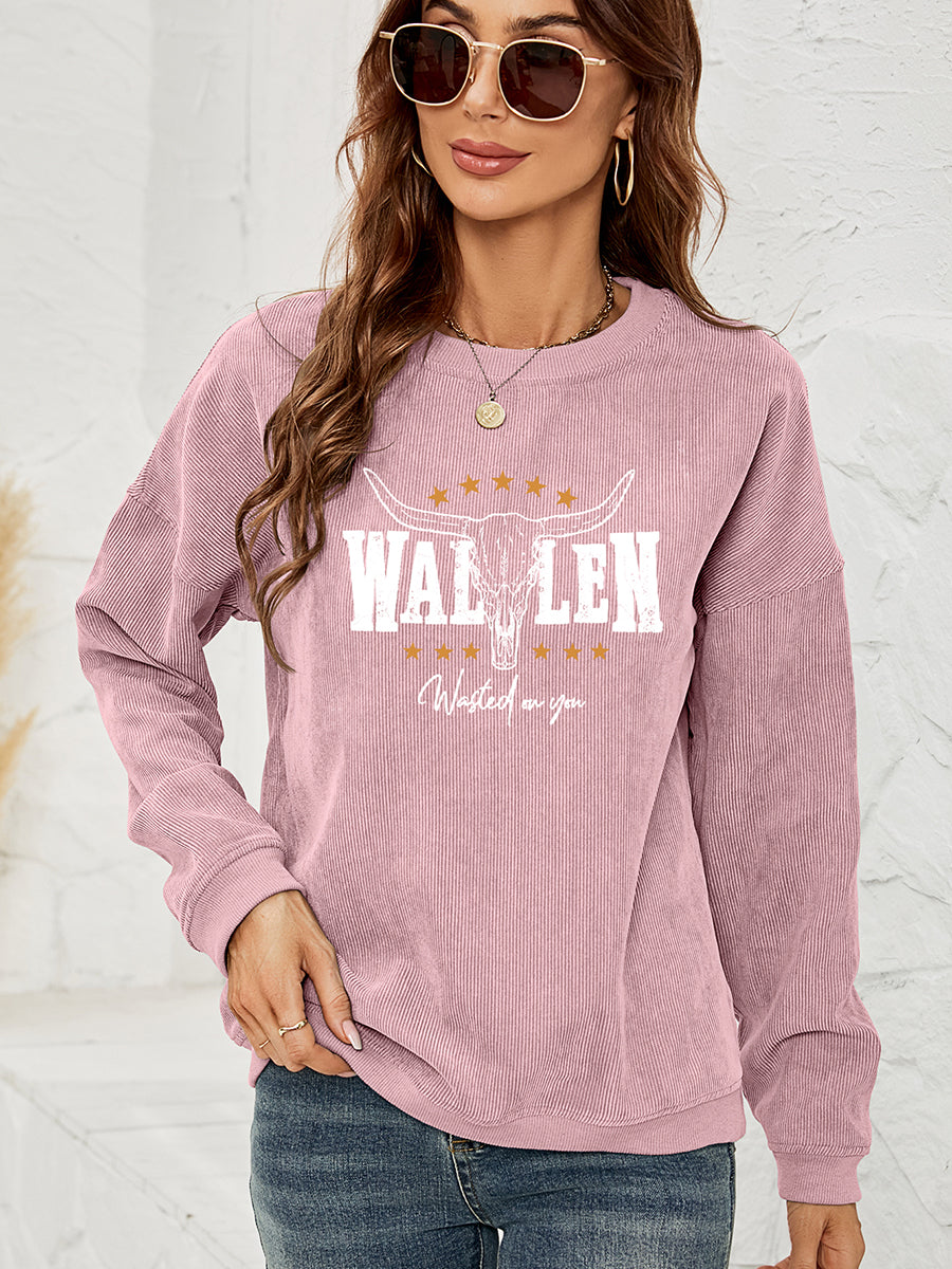 Wasted On You Graphic Sweatshirt