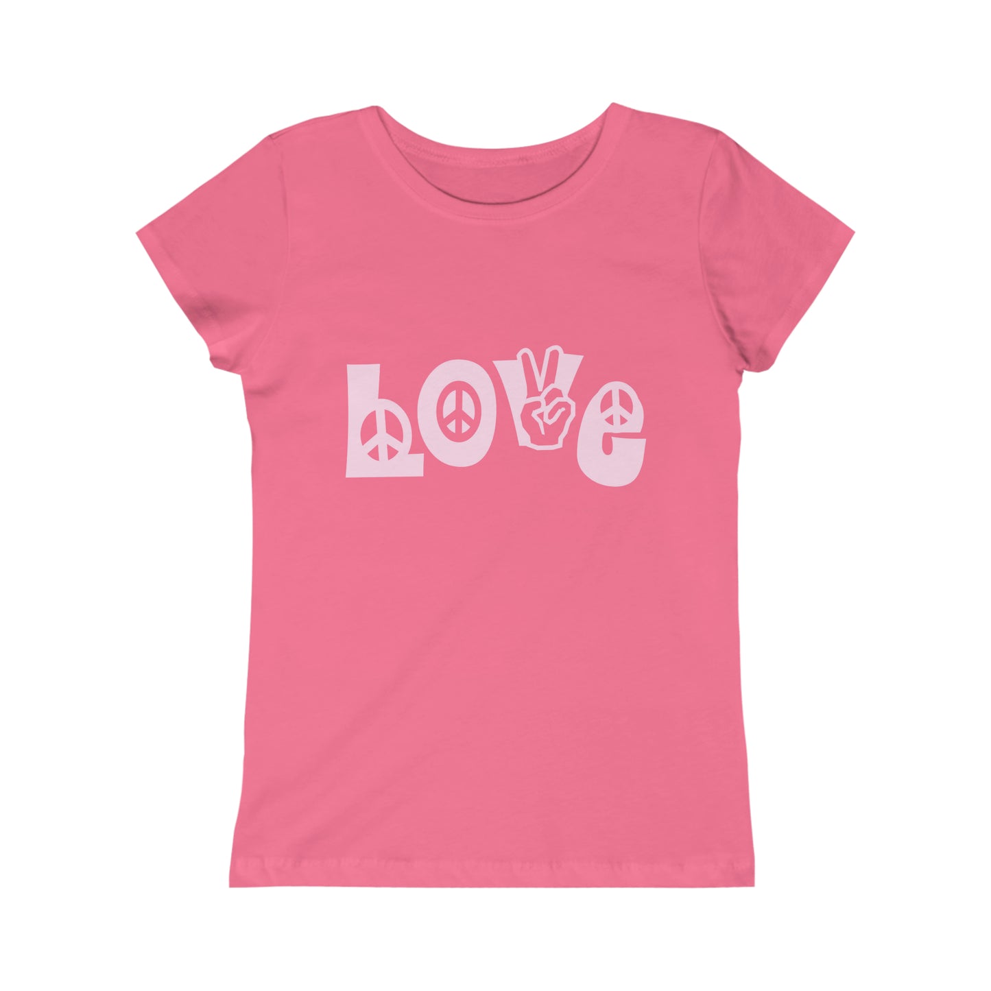 Girls Peace & Love Tee