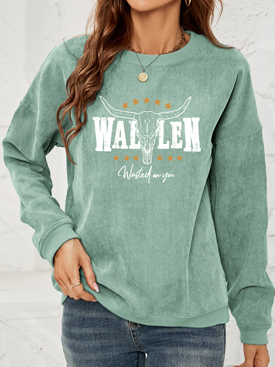 Wasted On You Graphic Sweatshirt