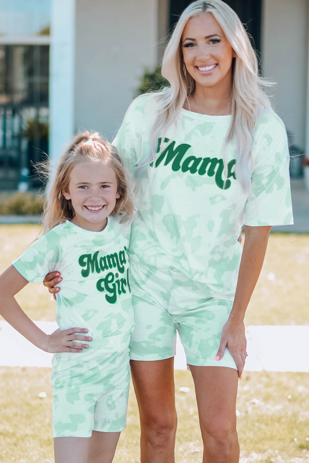 MAMA'S Girl Printed Letter Graphic Tee Shirt