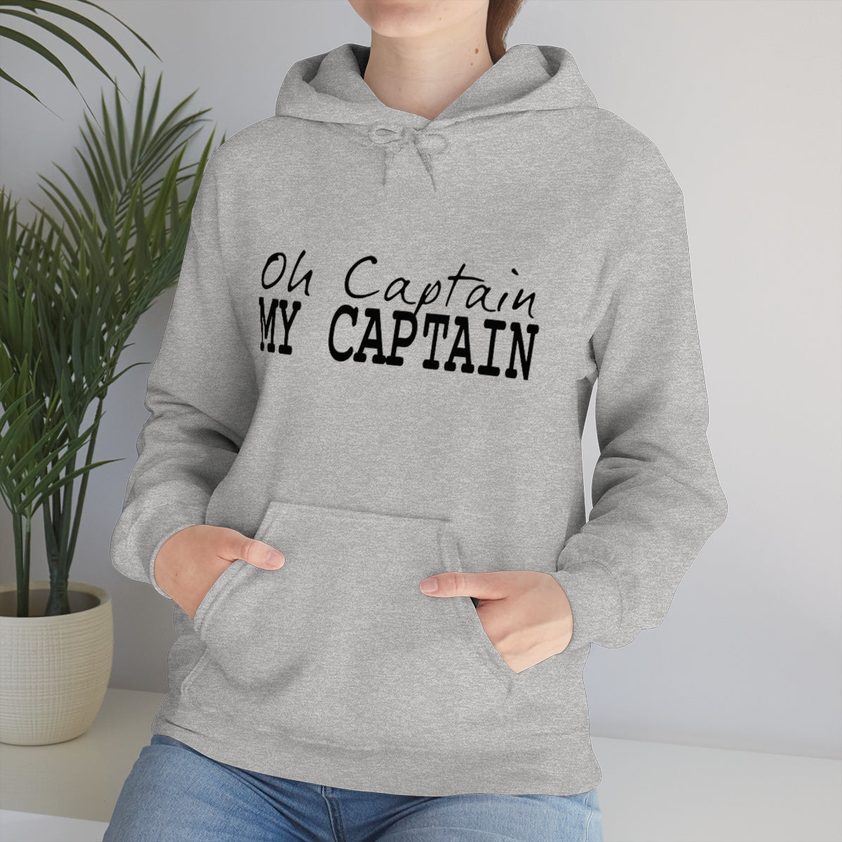 Oh Captain My Captain Adult Unisex Hoodie