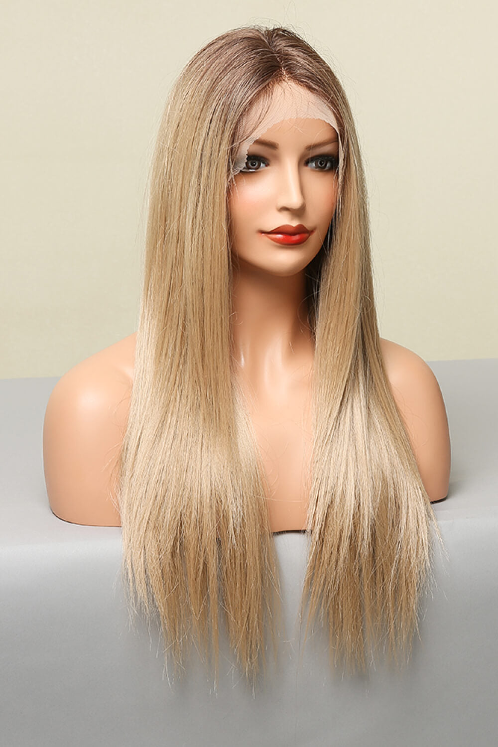 13*2‘’ Lace Front Wigs Synthetic Long Straight 26'' 150% Density