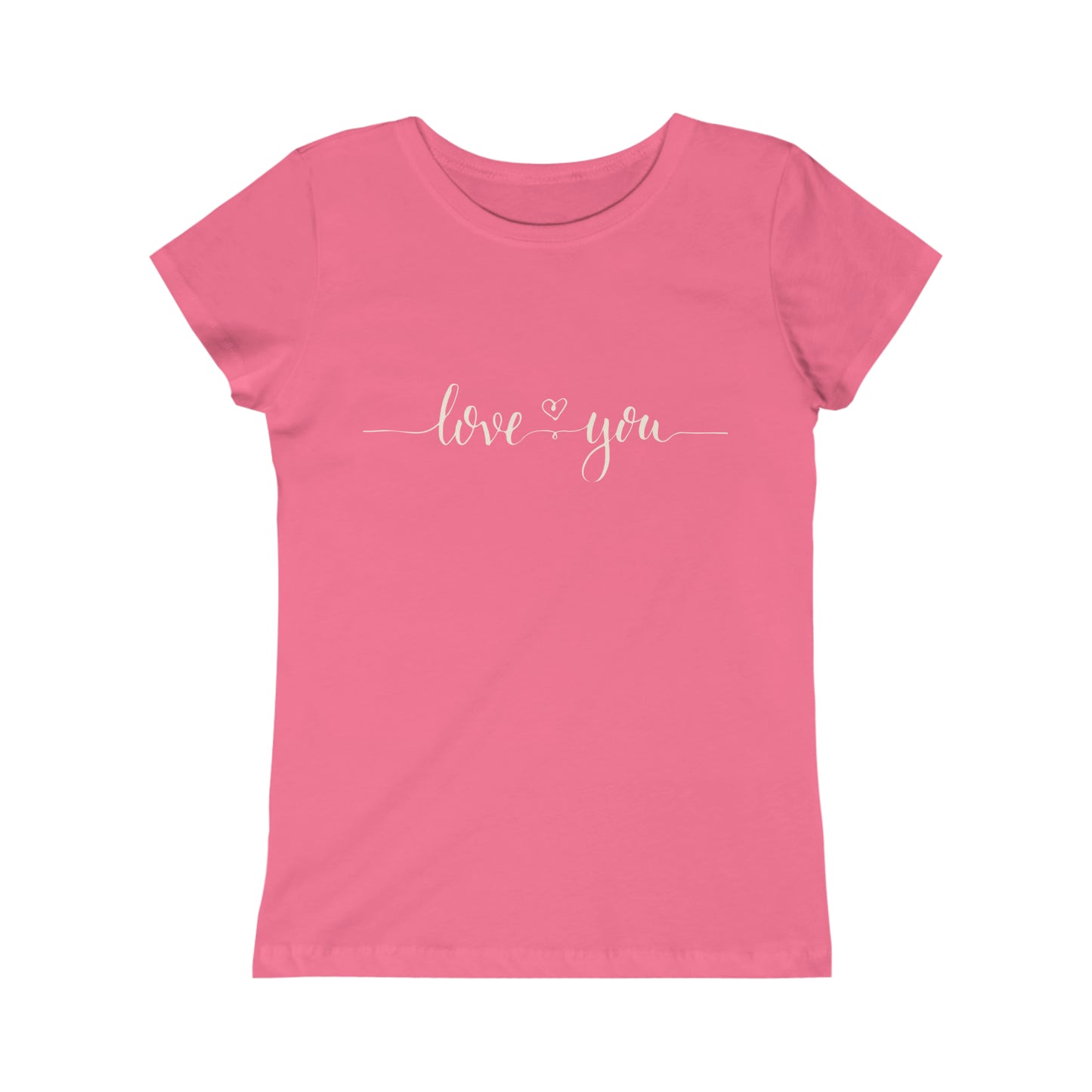 Girls Princess Love You Tee