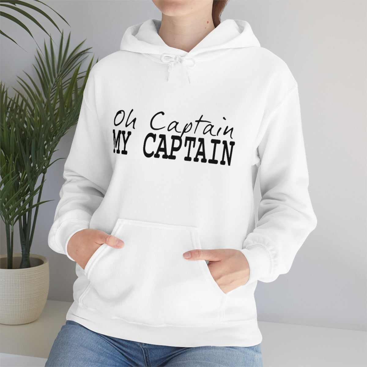 Oh Captain My Captain Adult Unisex Hoodie