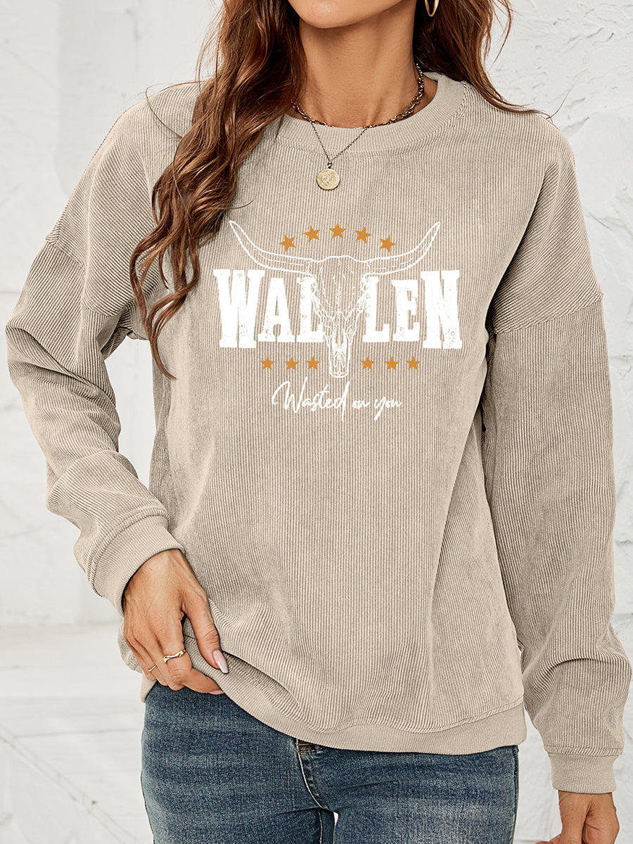 Wasted On You Graphic Sweatshirt