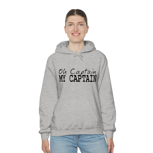 Oh Captain My Captain Adult Unisex Hoodie