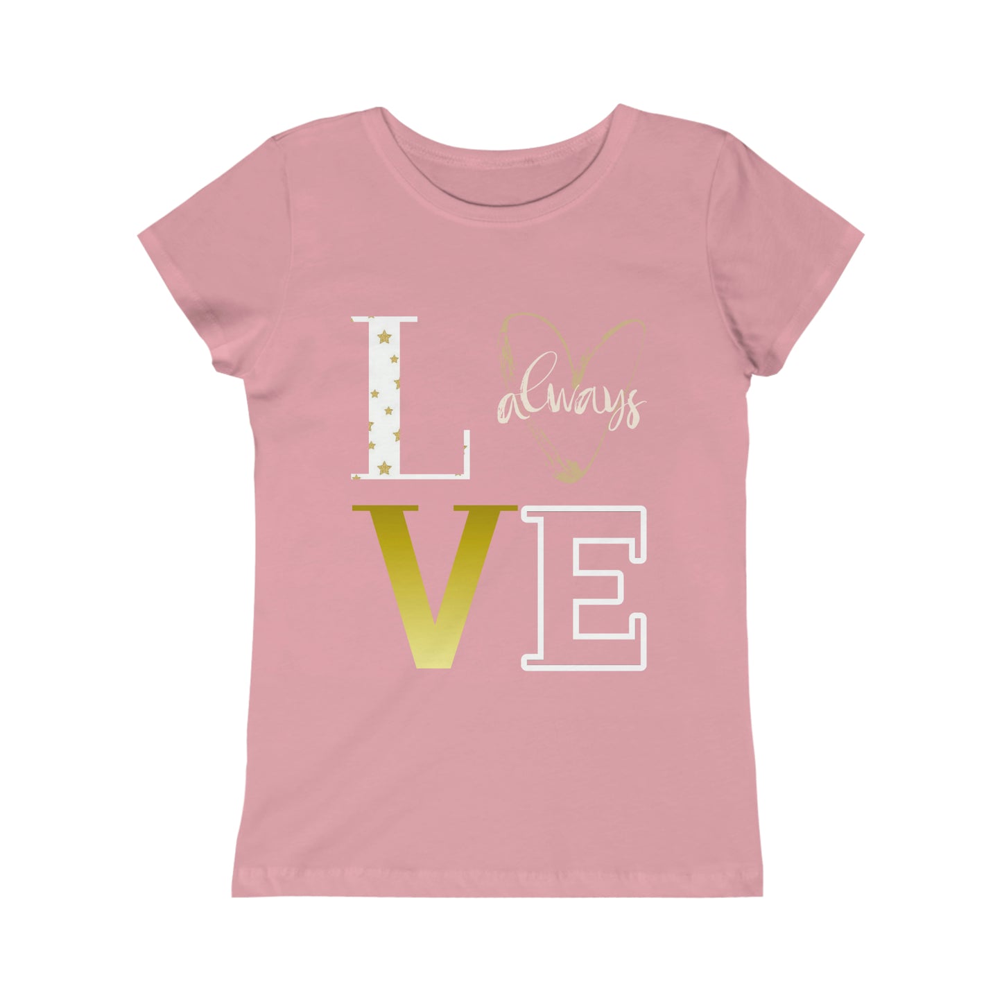 Girls Princess Love Always Tee