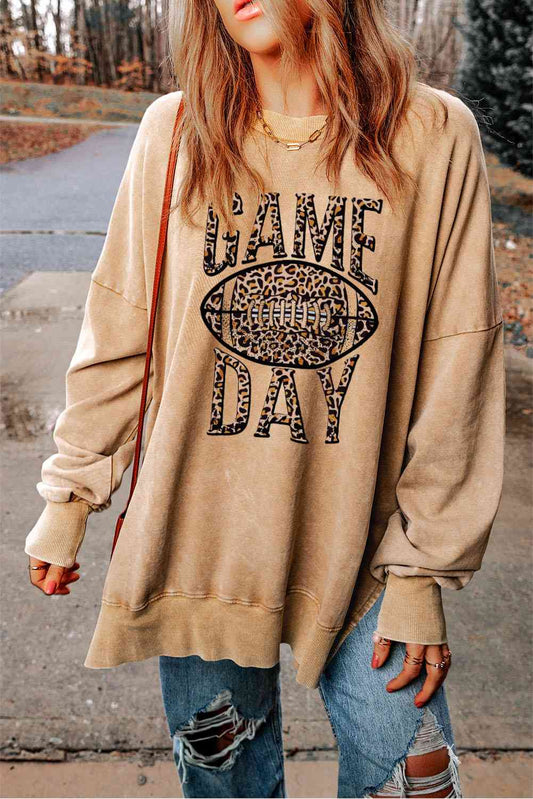 GAME DAY Football Graphic Sweatshirt