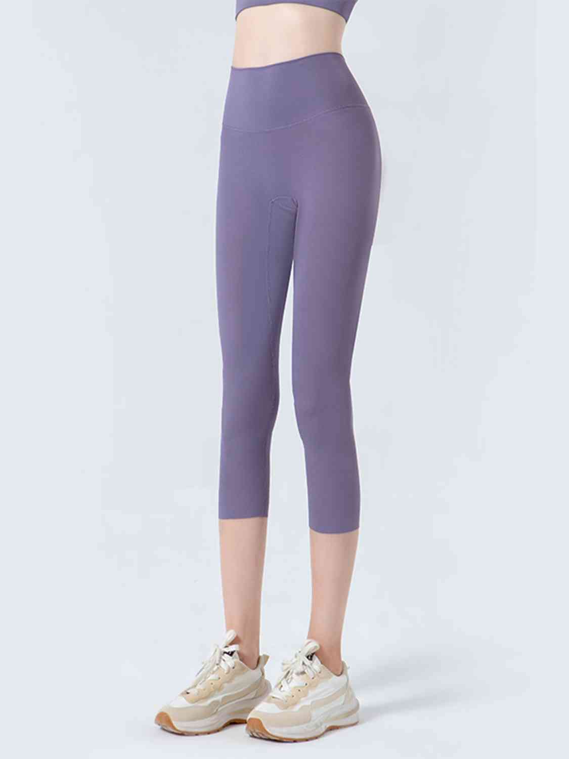 F.S. Lu Wide Waistband Cropped Sports Leggings